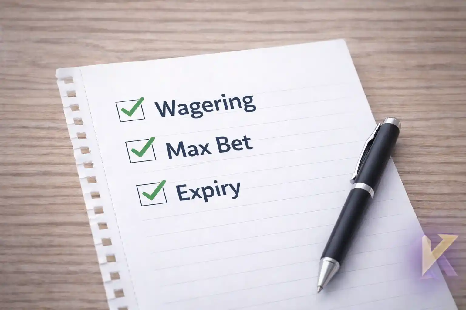Checklist bonusvoorwaarden voor casino bonussen