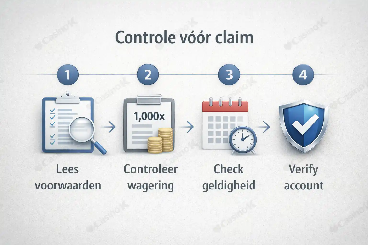 Checklist voor 888 bonus voorwaarden