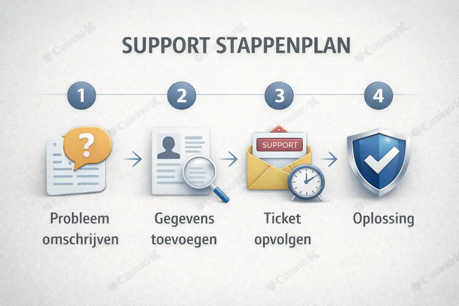 Stappenplan voor 888 klantenservice