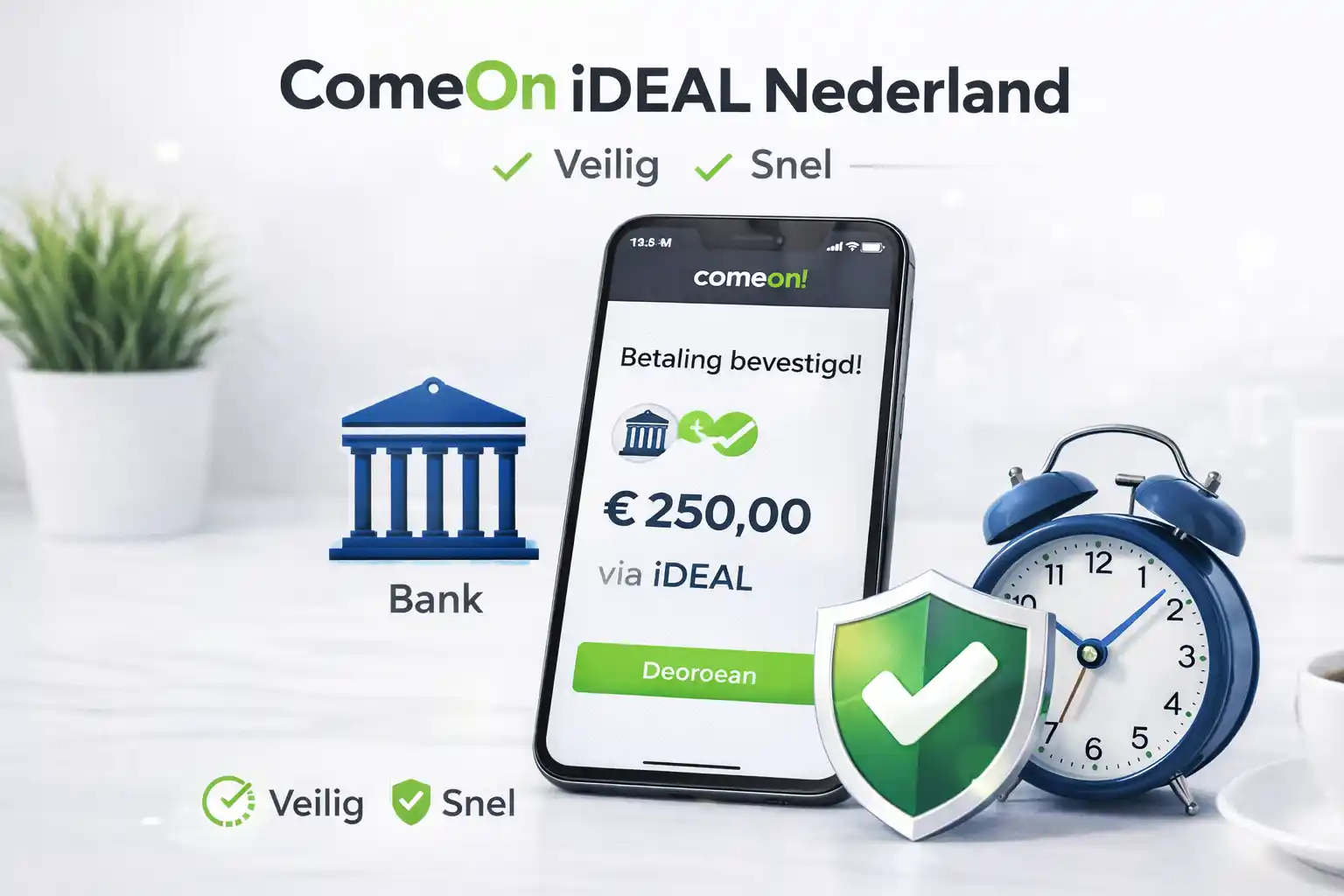 ComeOn iDEAL (2026) – storten, uitbetalen en betaalmethode uitleg