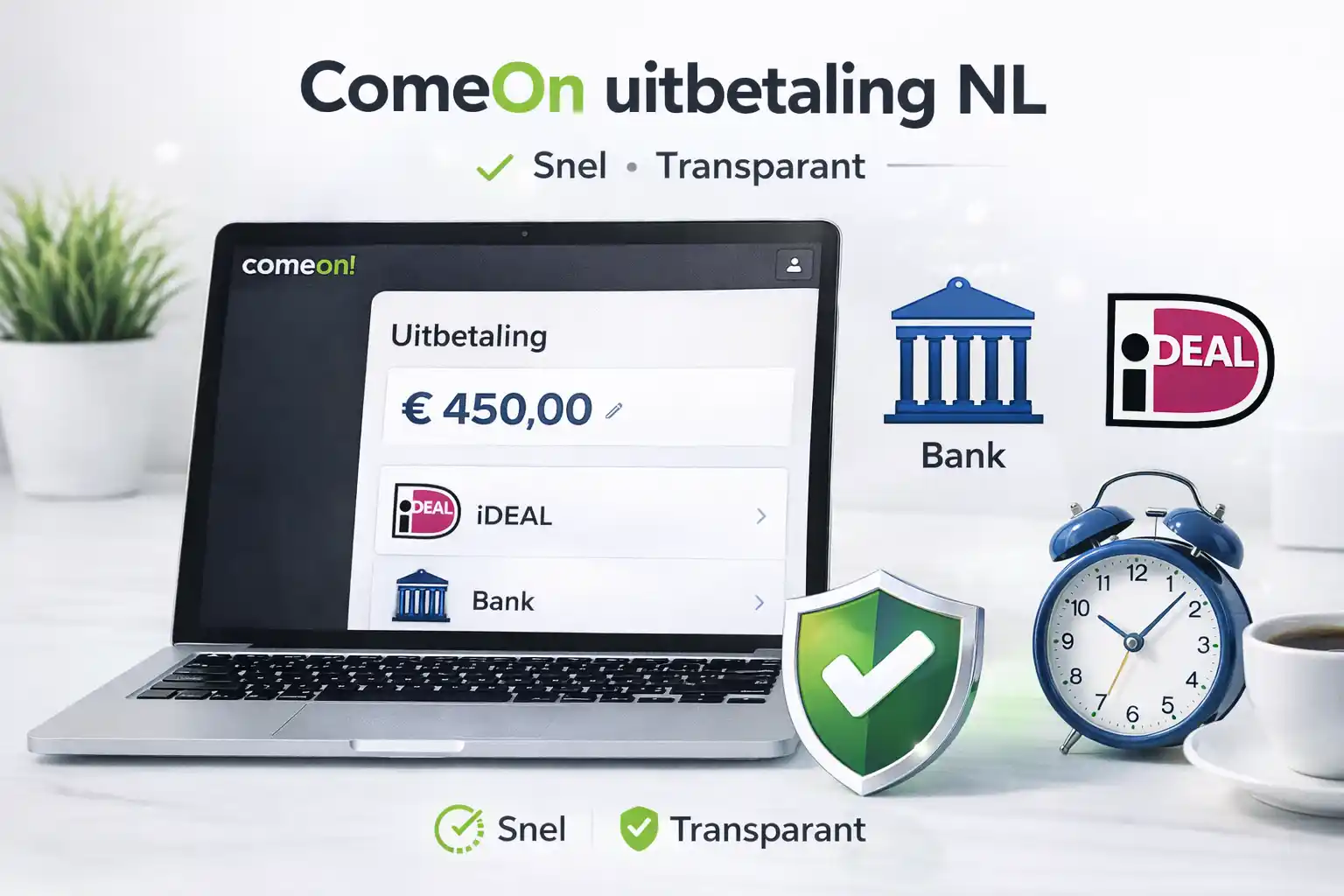 ComeOn uitbetaling gids Nederland