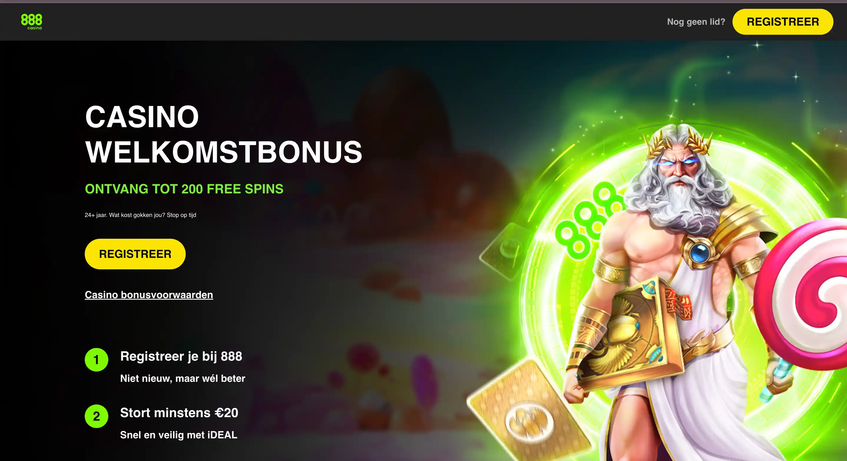 888 Casino bonus en promoties