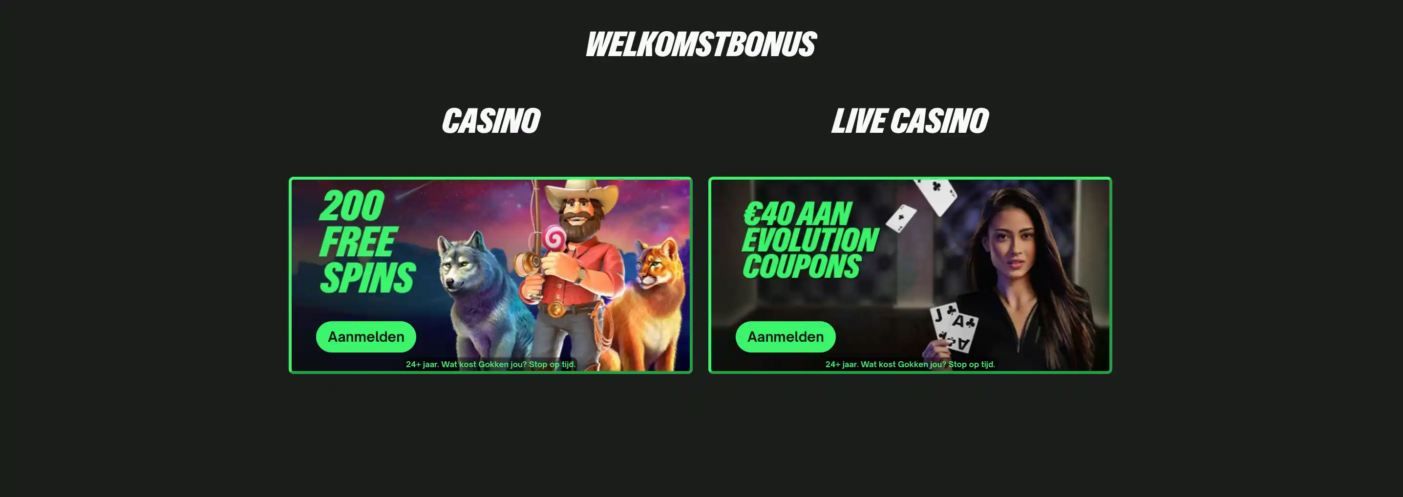 ComeOn Casino bonus en free spins